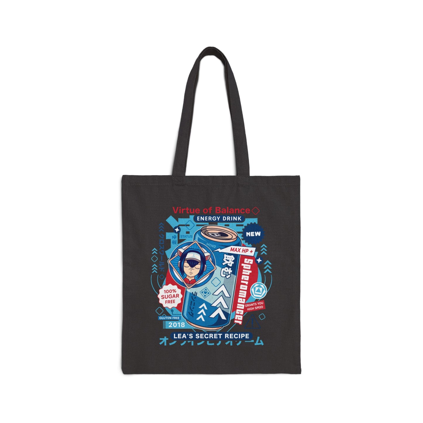 True Spheromancer Energy Drink Canvas Tote Bag