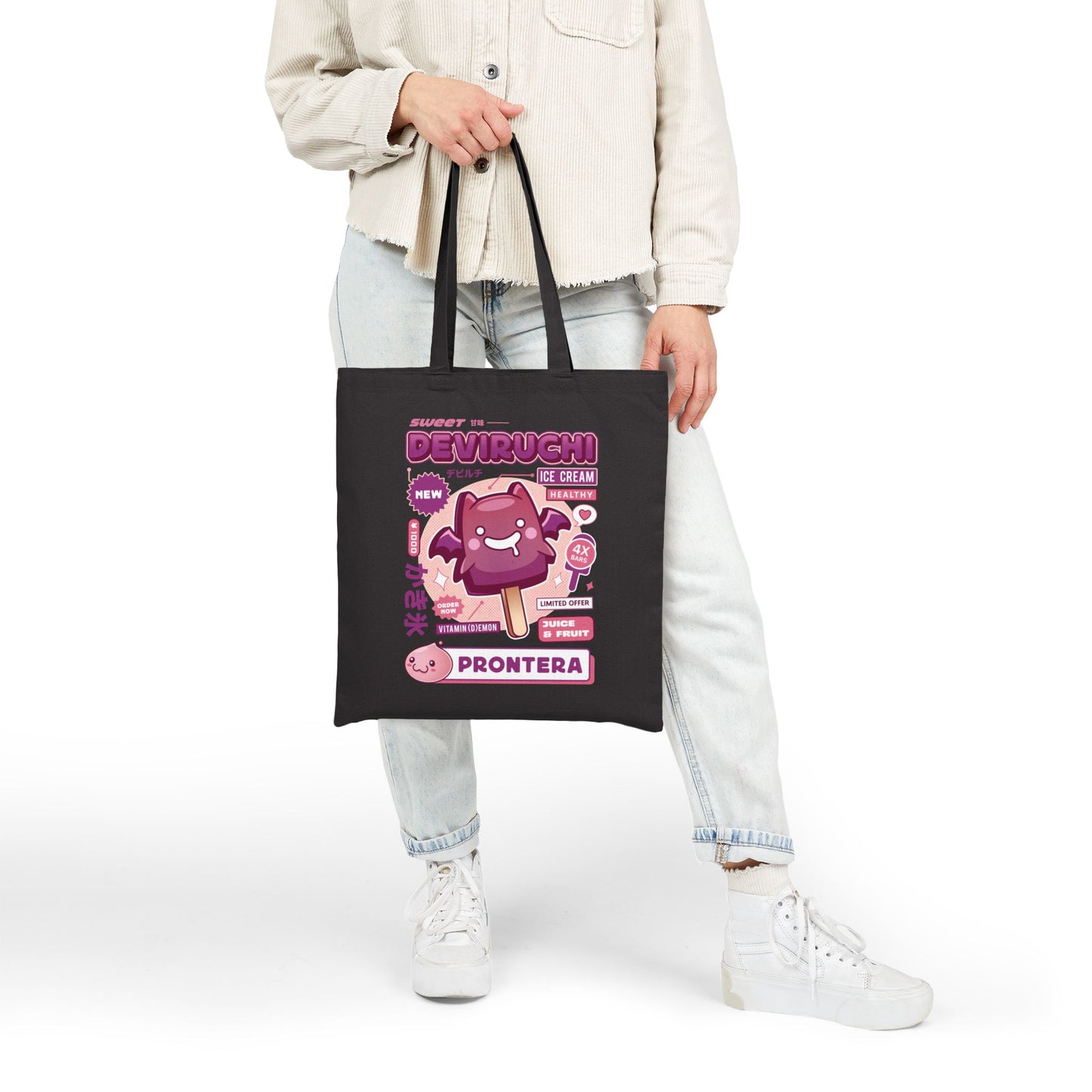 Deviruchi Ice Cream Canvas Tote Bag