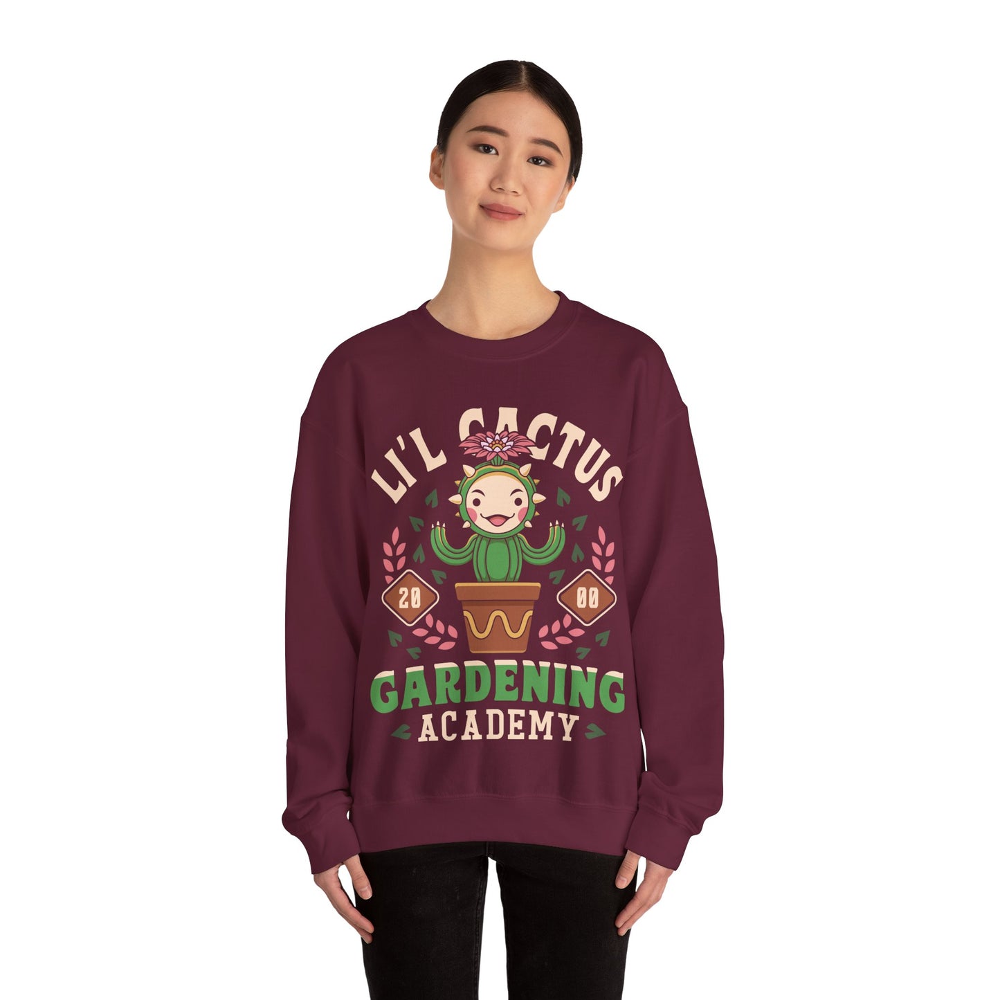 Lil Cactus Gardening Academy Crewneck Sweatshirt