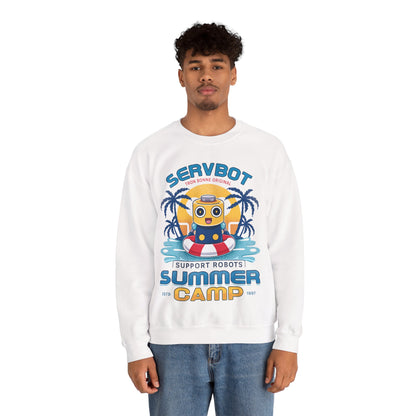 Servbot Summer Camp Vintage Crewneck Sweatshirt
