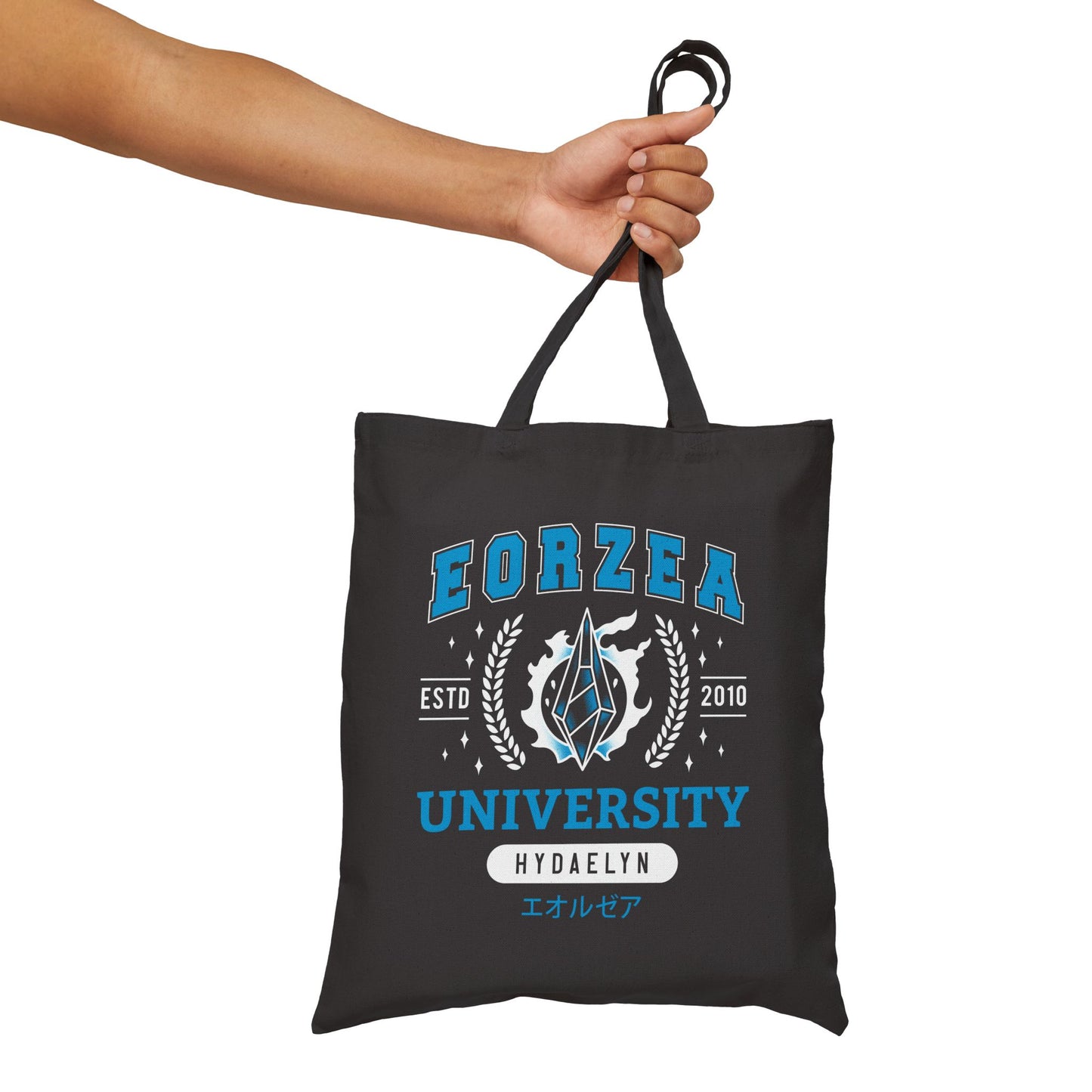 Eorzea University Cotton Canvas Tote Bag