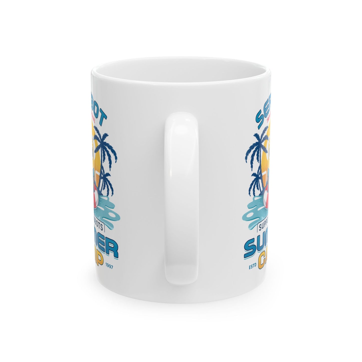 Servbot Summer Camp Vintage Ceramic Mug
