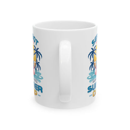Servbot Summer Camp Vintage Ceramic Mug
