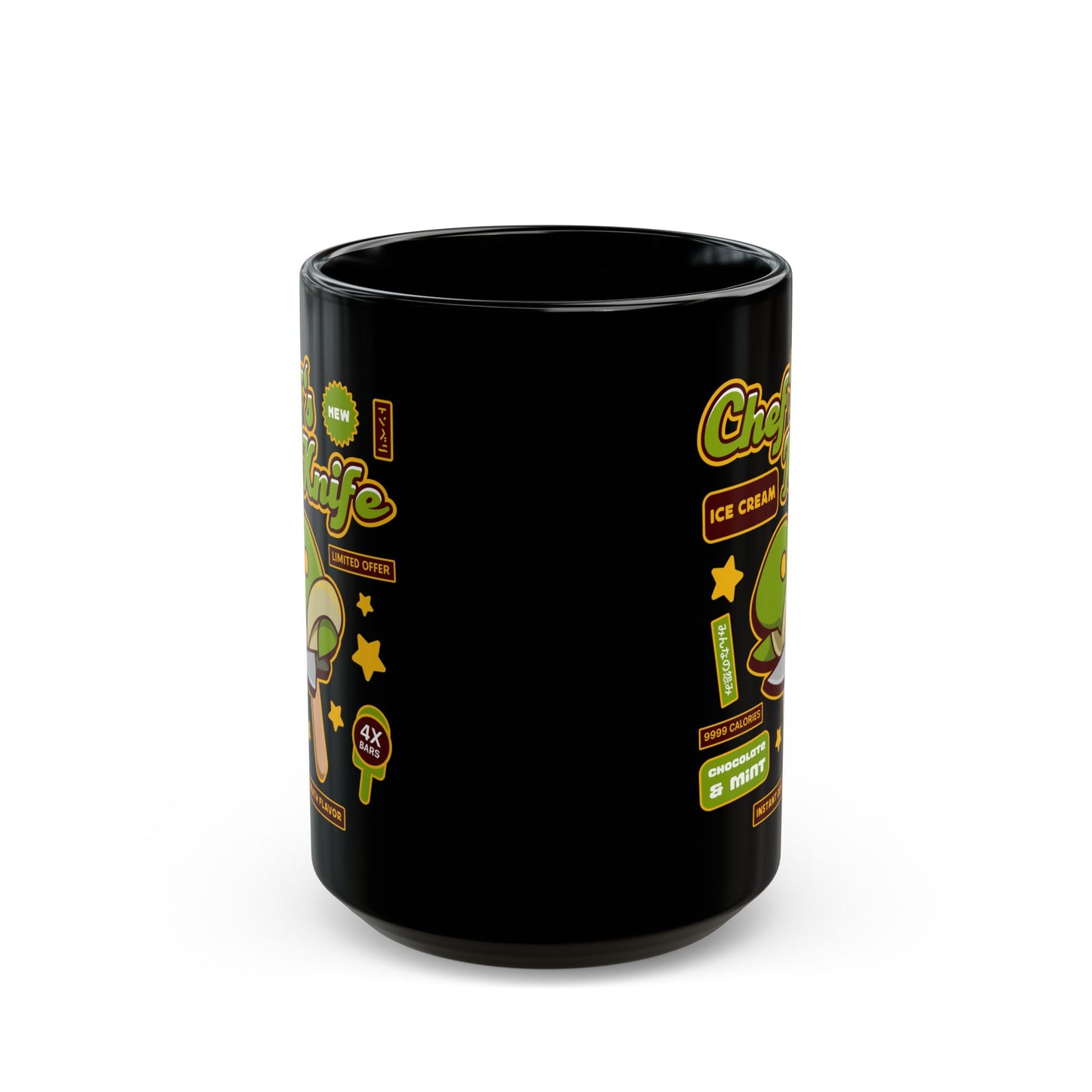 Tonberry Ice Cream Black Mug