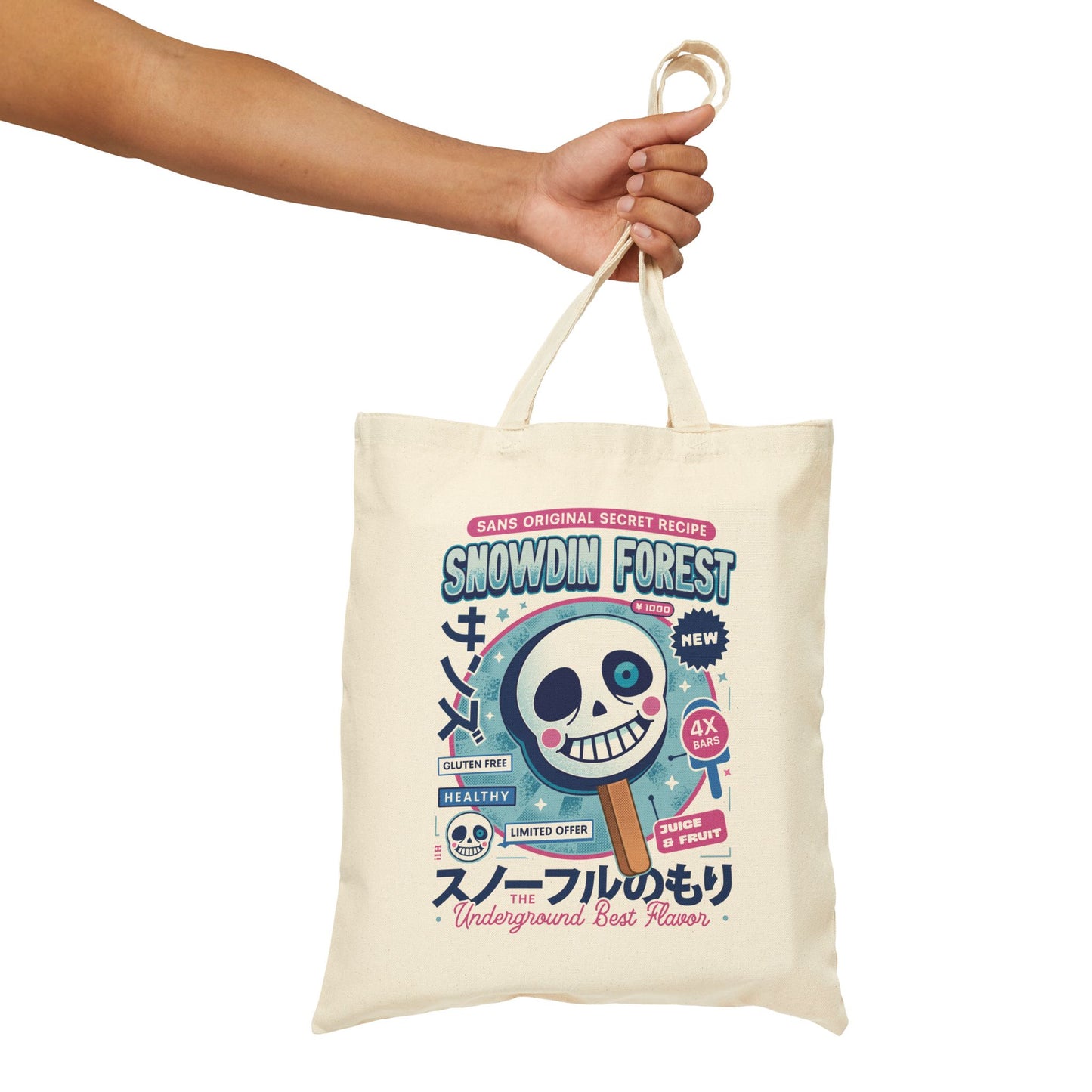Snowdin Forest Ice Cream Tote Bag
