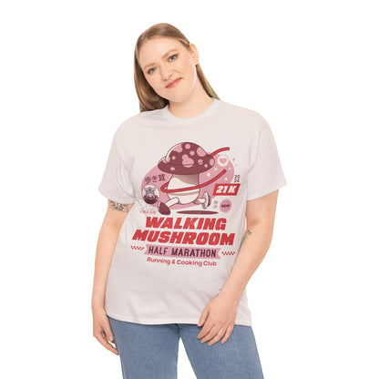 Walking Mushroom Marathon Unisex T-Shirt