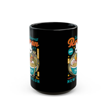 The Mysterious Alchemist Ramen Black Mug