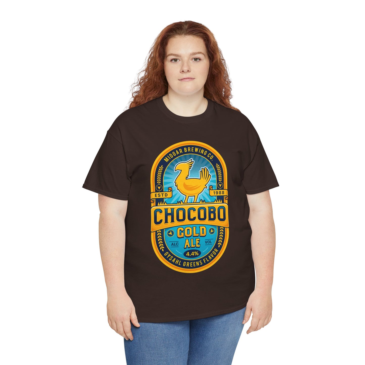 Chocobo Gold Beer Emblem Unisex T-Shirt