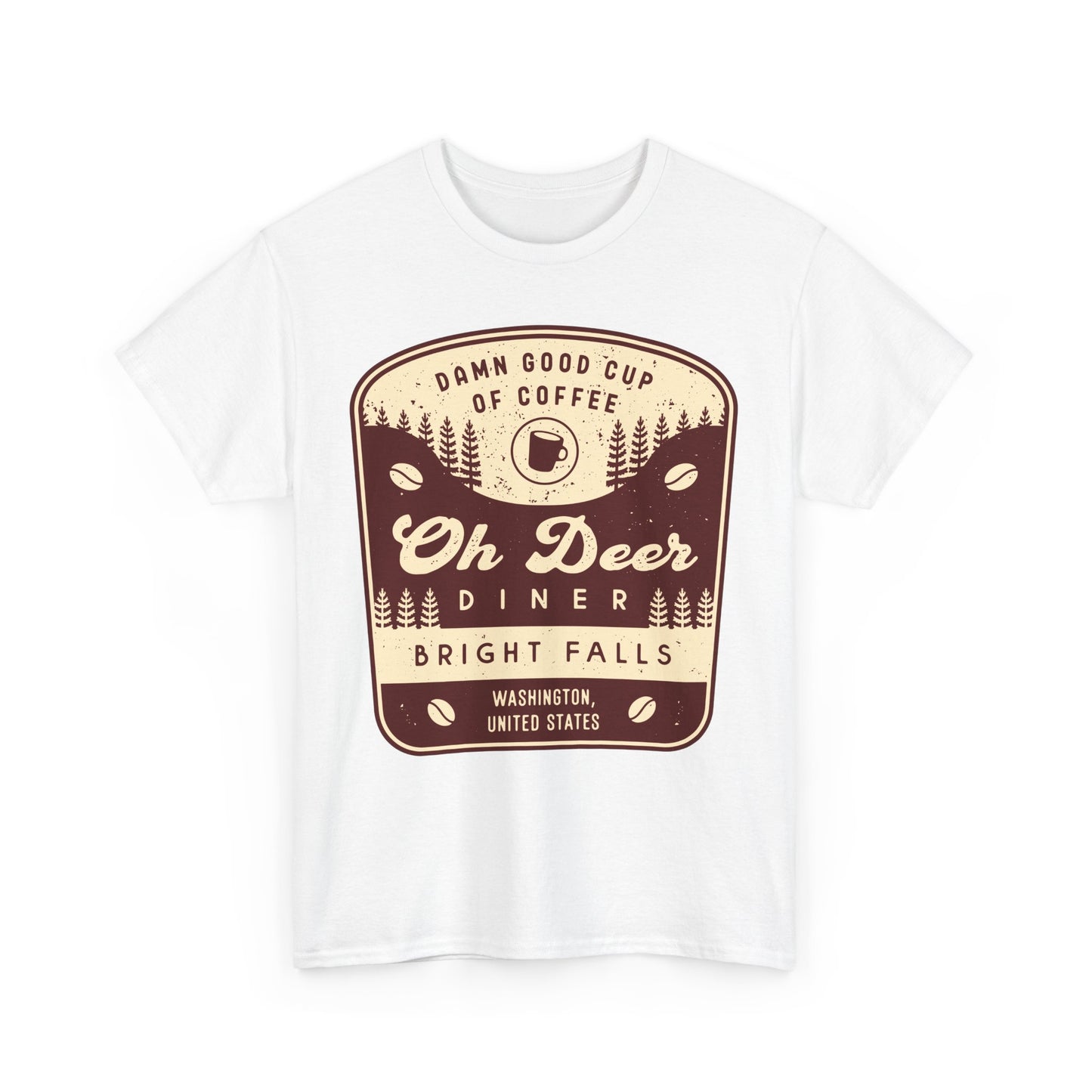 Oh Deer Diner Emblem Unisex T-Shirt
