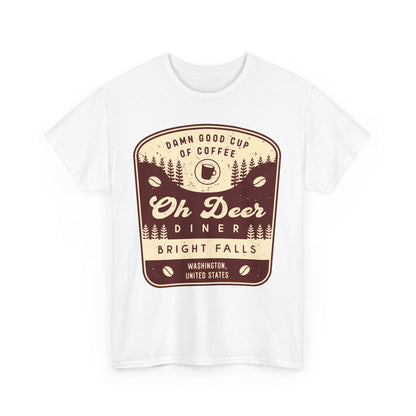 Oh Deer Diner Emblem Unisex T-Shirt