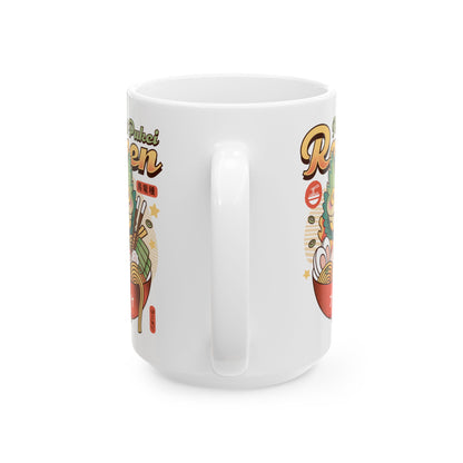 Pukei Pukei Ramen Vintage Ceramic Mug