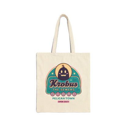 Krobus The Sewers Merchant Cotton Canvas Tote Bag
