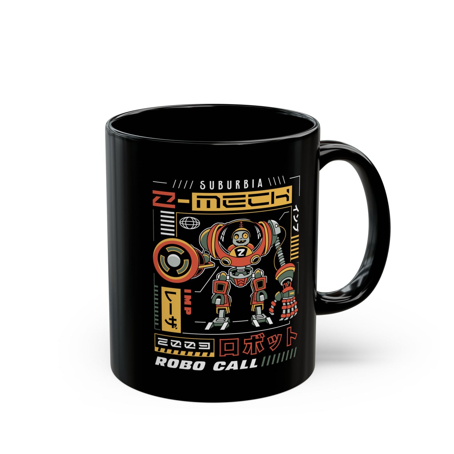 Imp Mech Call Aesthetic Black Mug