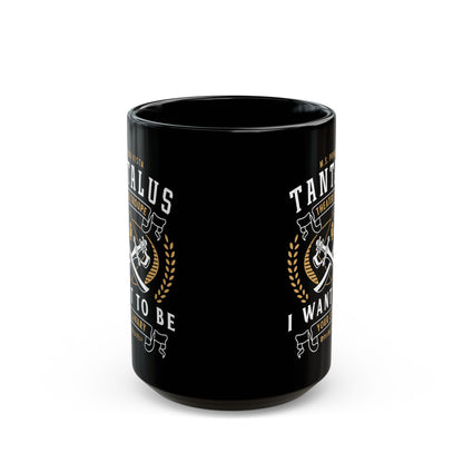 Tantalus Theater Troupe Emblem Black Mug