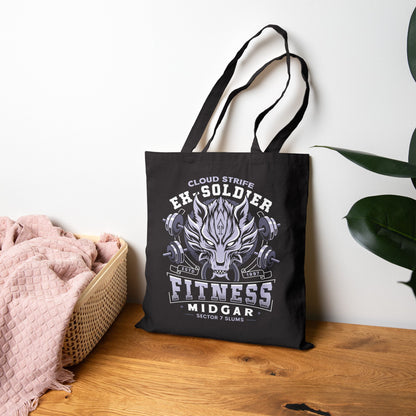 Strife Midgar Fitness Emblem Tote Bag