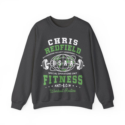 Bsaa Redfield Fitness Emblem Crewneck Sweatshirt