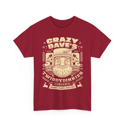 Crazy Dave Emblem Grunge Unisex T-Shirt