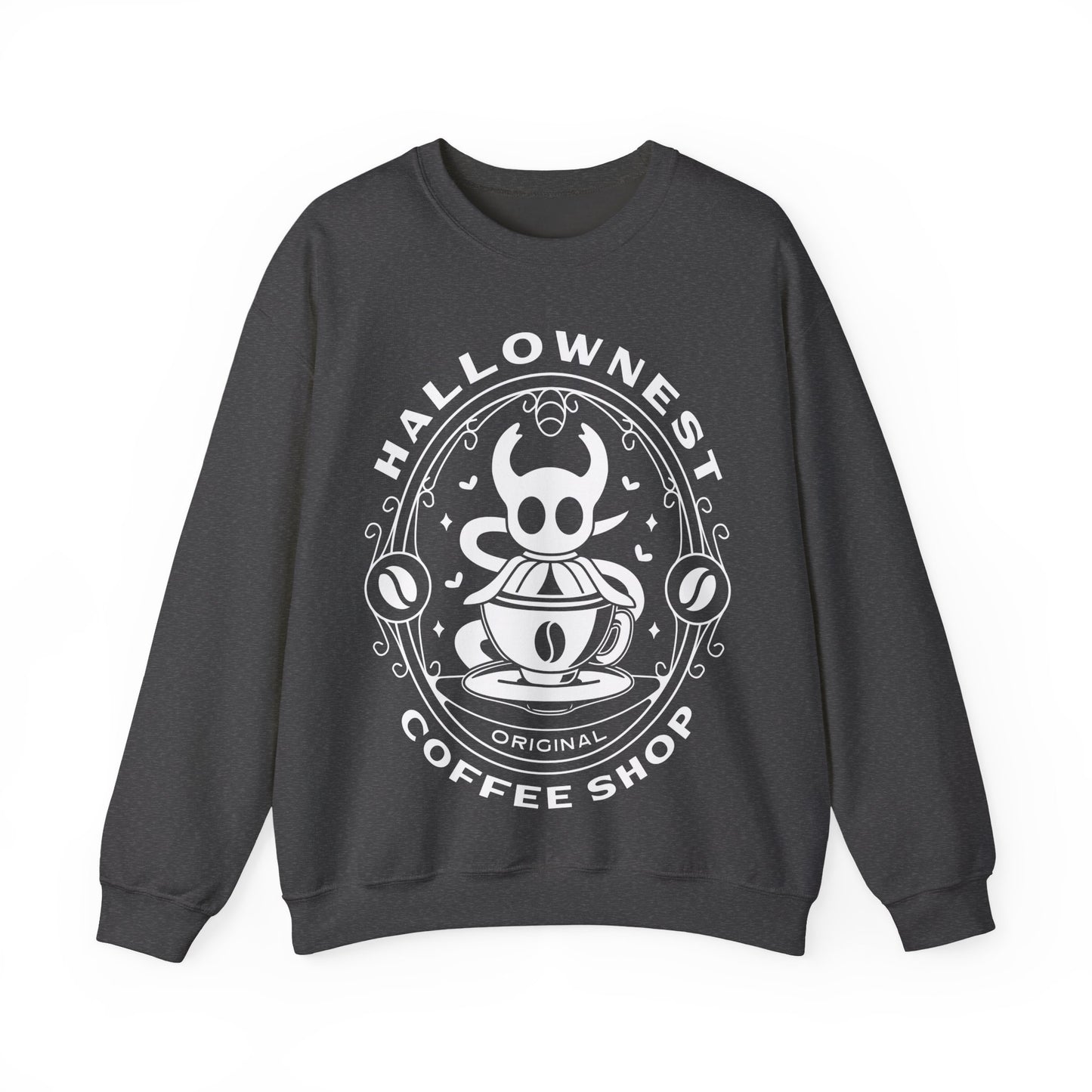 Hallownest Coffee Emblem Unisex Crewneck Sweatshirt