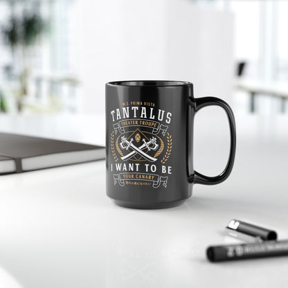 Tantalus Theater Troupe Emblem Black Mug