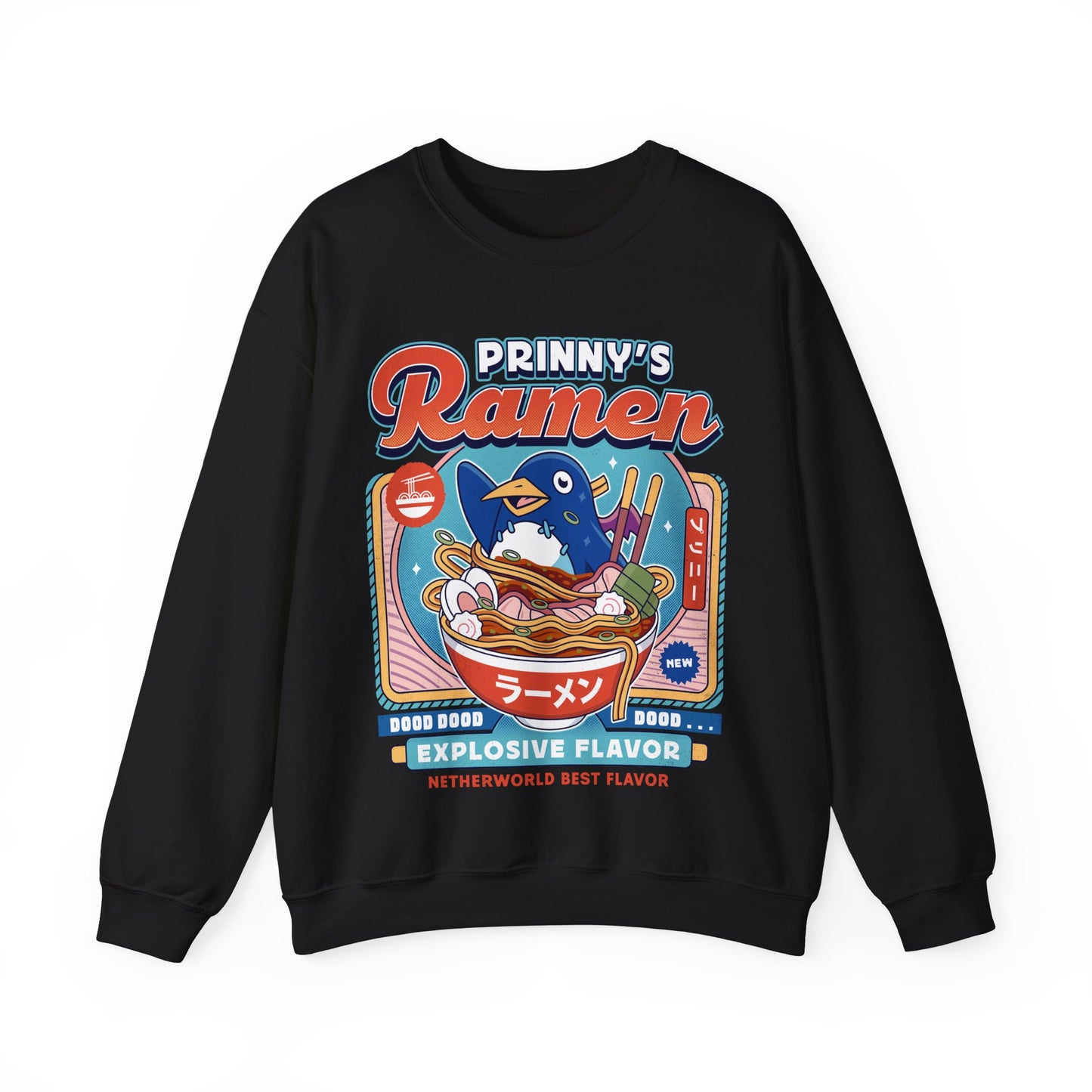 Prinny Dood Ramen Vintage Unisex Crewneck Sweatshirt