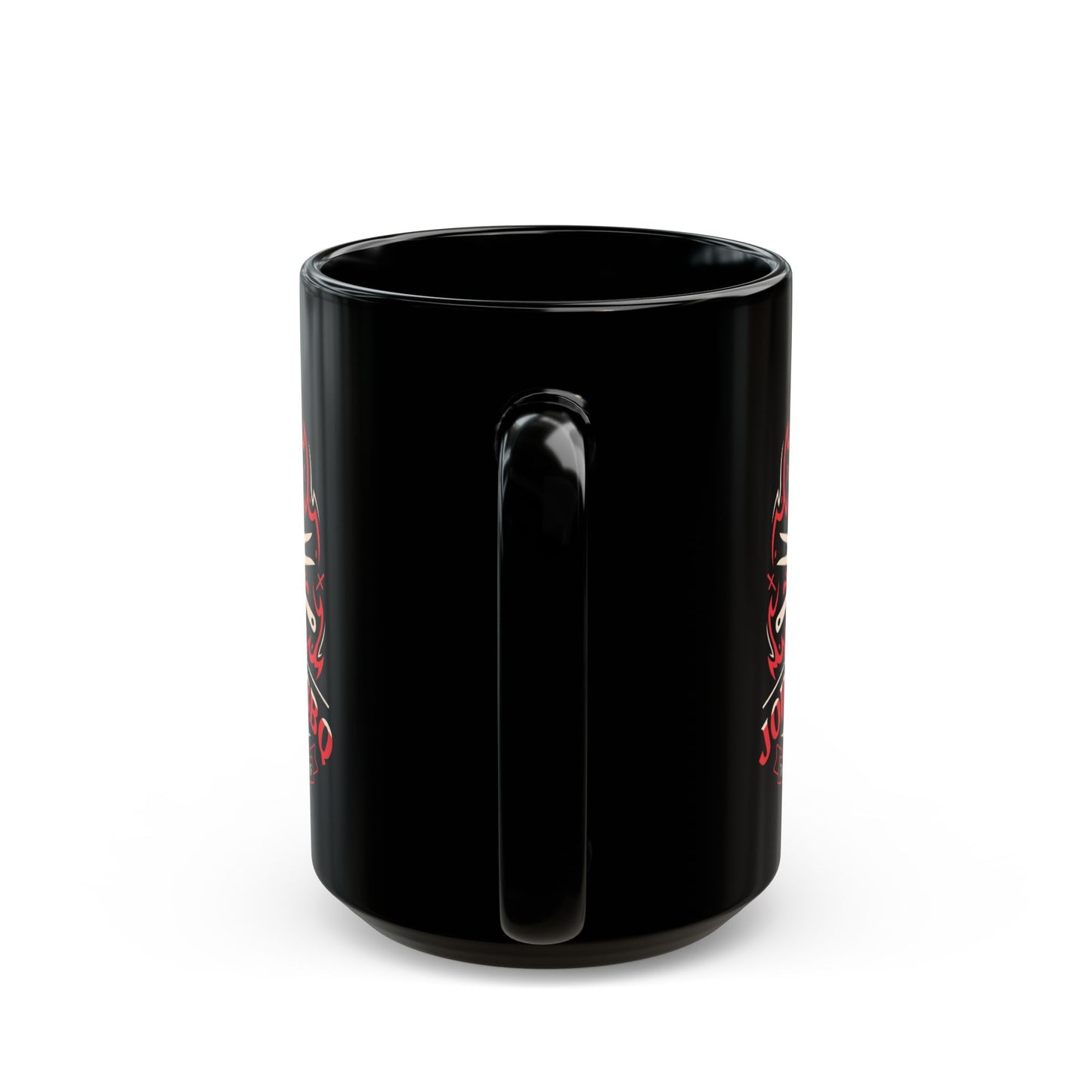 Join My Barbecue Cult Black Mug