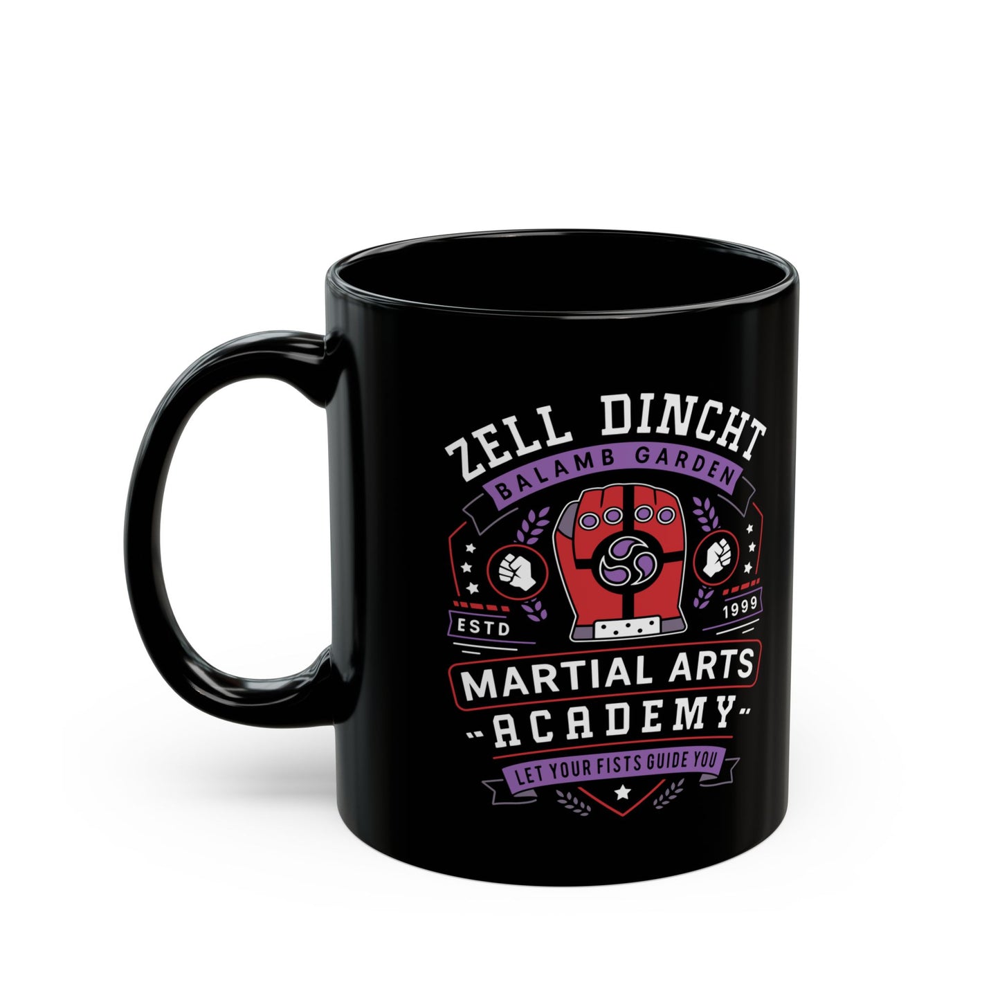 Zell Dincht Academy Emblem Black Mug