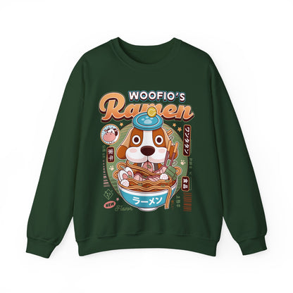Woofio Vintage Ramen Unisex Crewneck Sweatshirt