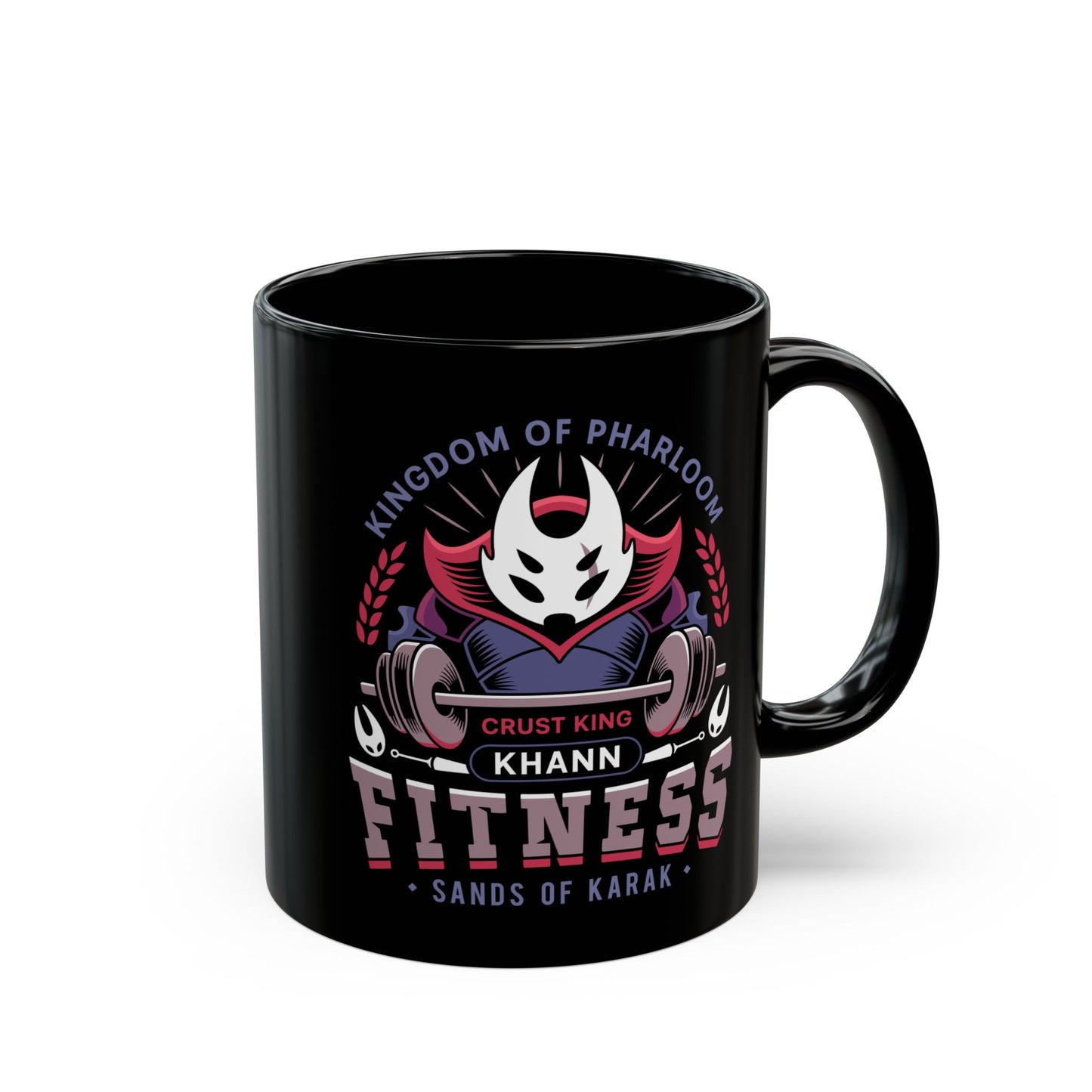 Pharloom Fitness Emblem Black Mug