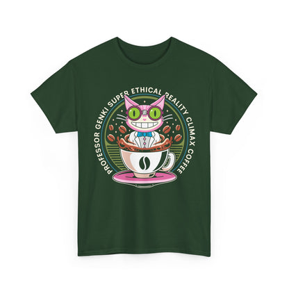 Steelport Cat Coffee Emblem Unisex T-Shirt