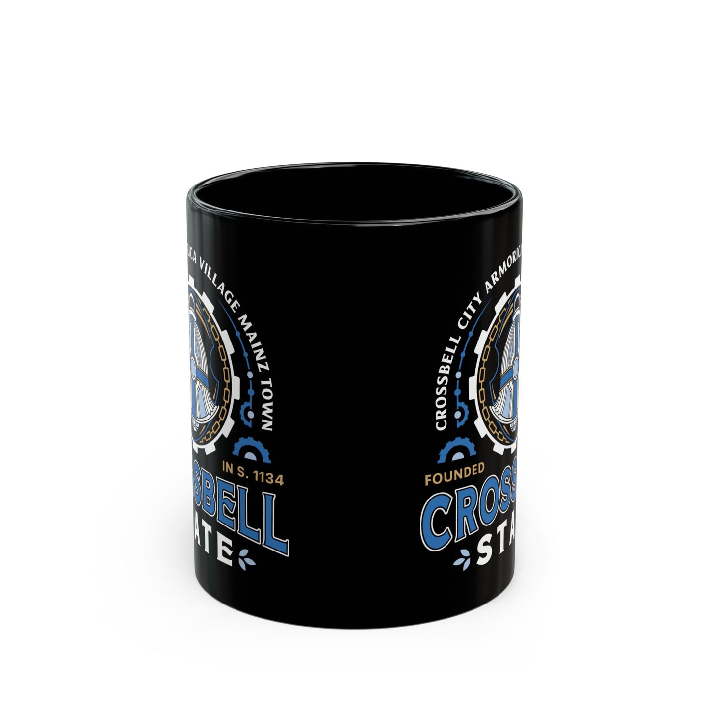 Crossbell State Crest Black Mug