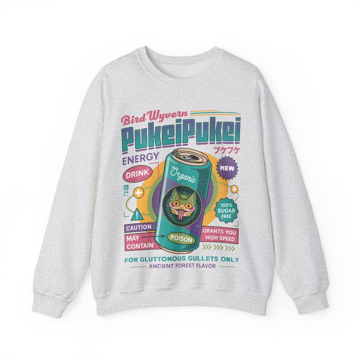 Pukei Pukei Energy Drink Unisex Crewneck Sweatshirt