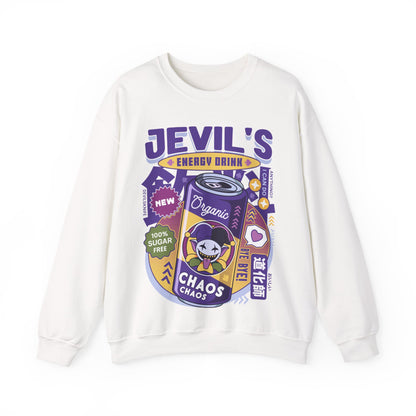 Jevil Energy Drink Unisex Crewneck Sweatshirt