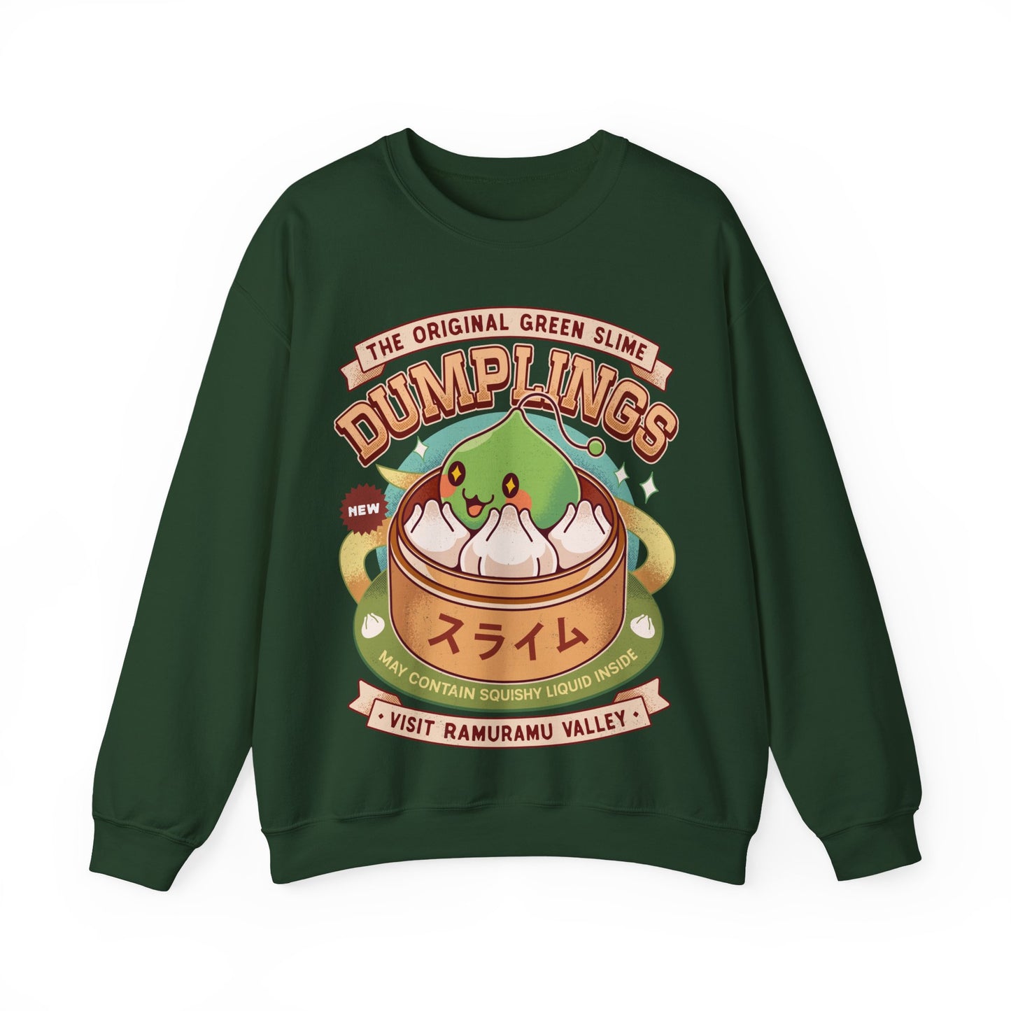 Ramuramu Valley Dumplings Vintage Crewneck Sweatshirt
