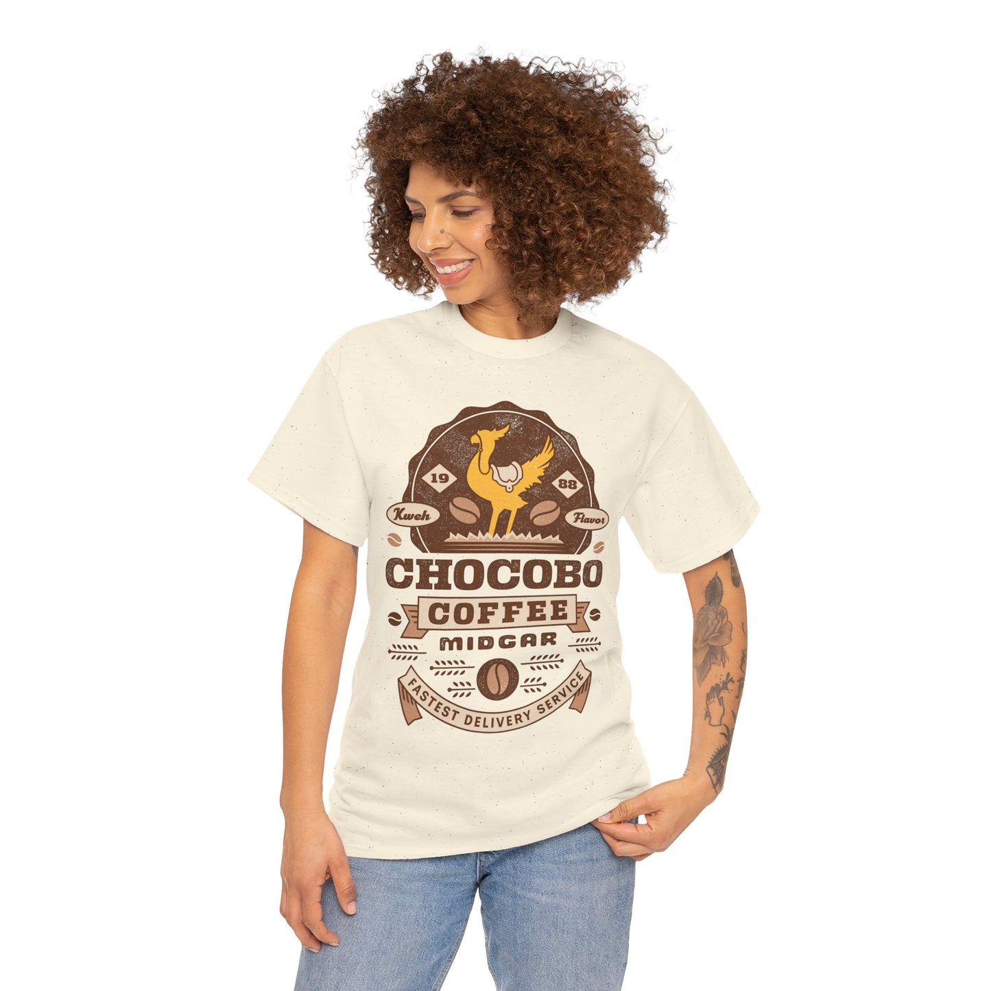 Chocobo Coffee Vintage Unisex T-Shirt