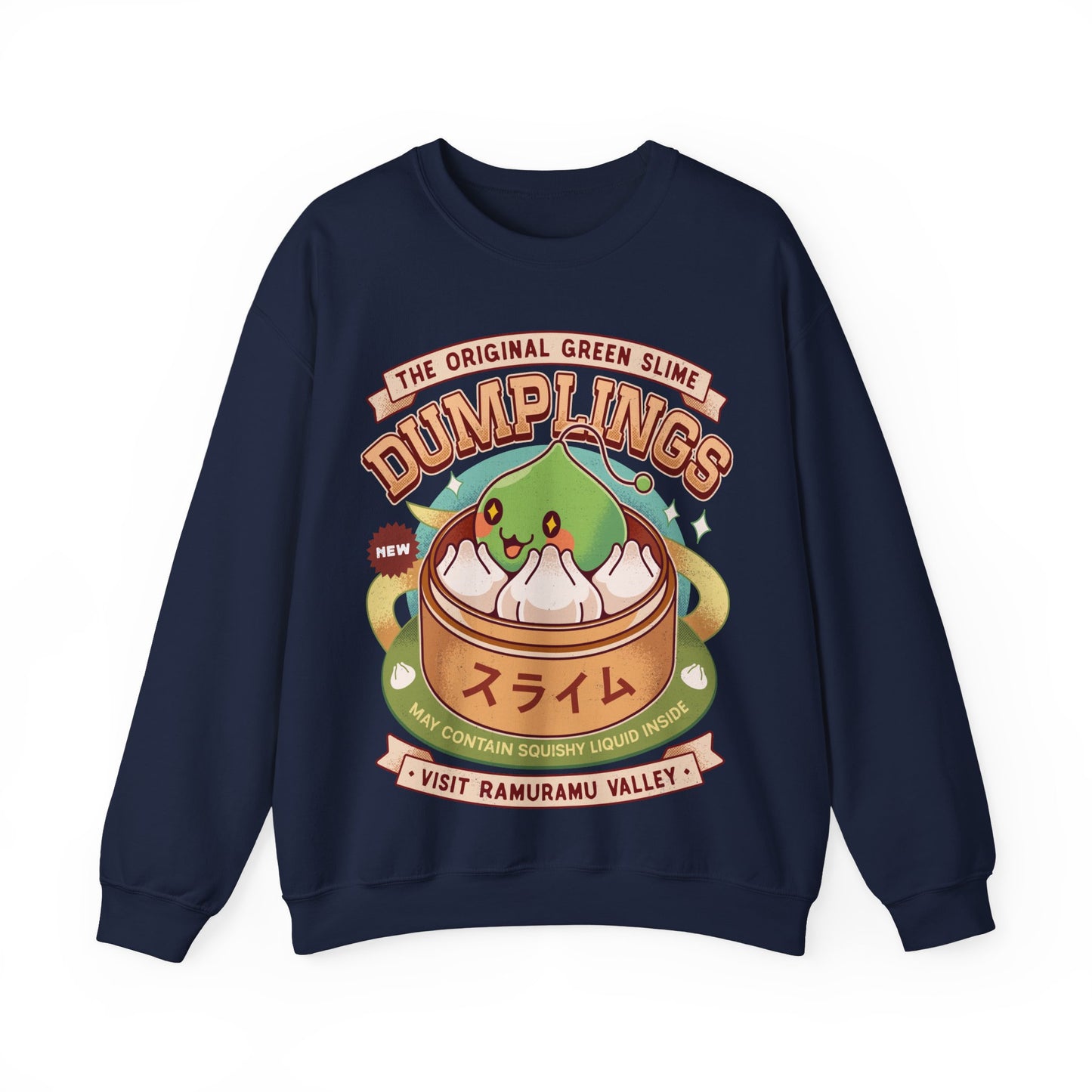 Ramuramu Valley Dumplings Vintage Crewneck Sweatshirt