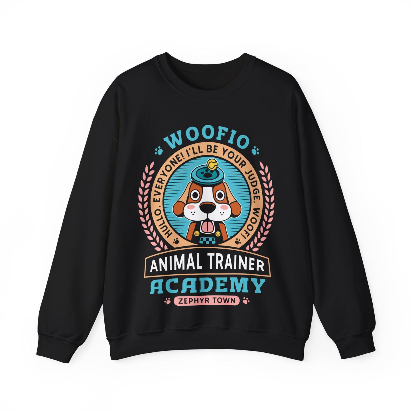 Woofio Zephyr Town Academy Unisex Crewneck Sweatshirt