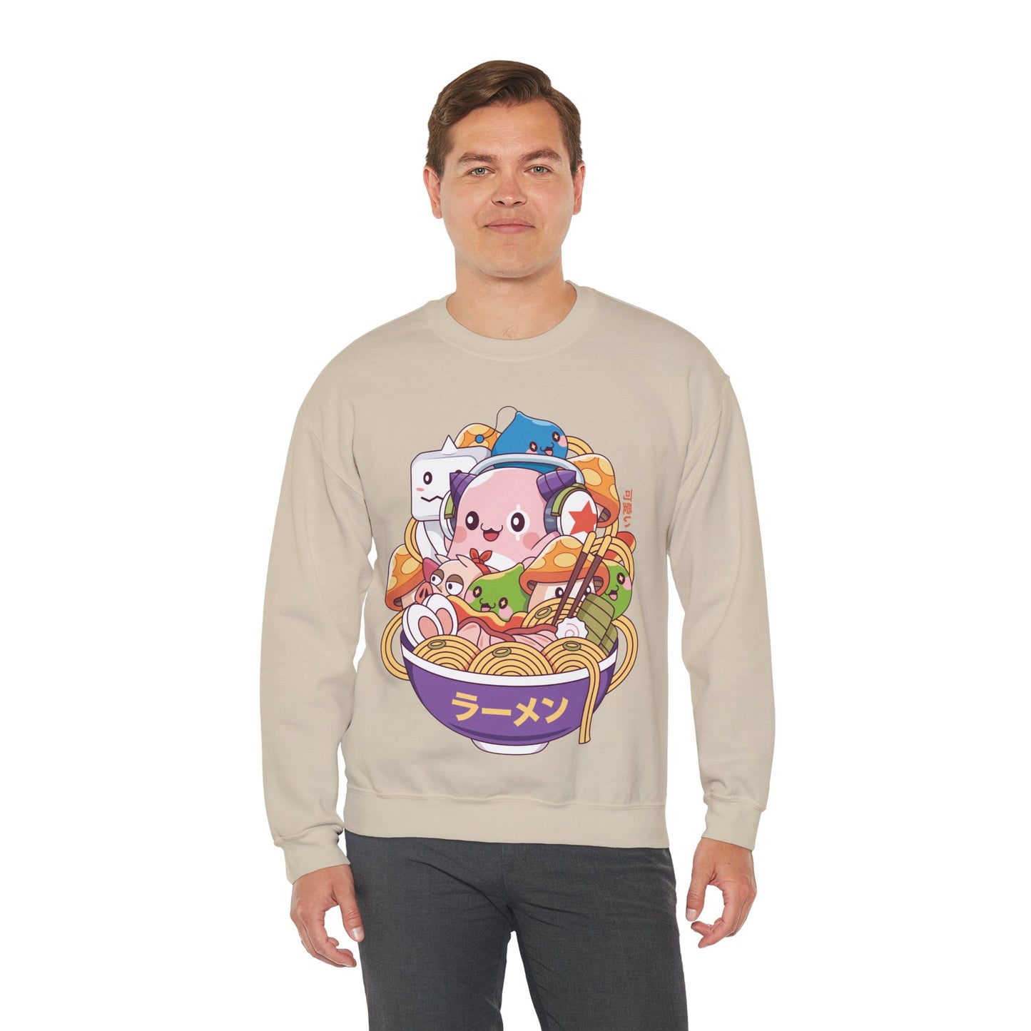 Maple World Monsters Ramen Unisex Crewneck Sweatshirt