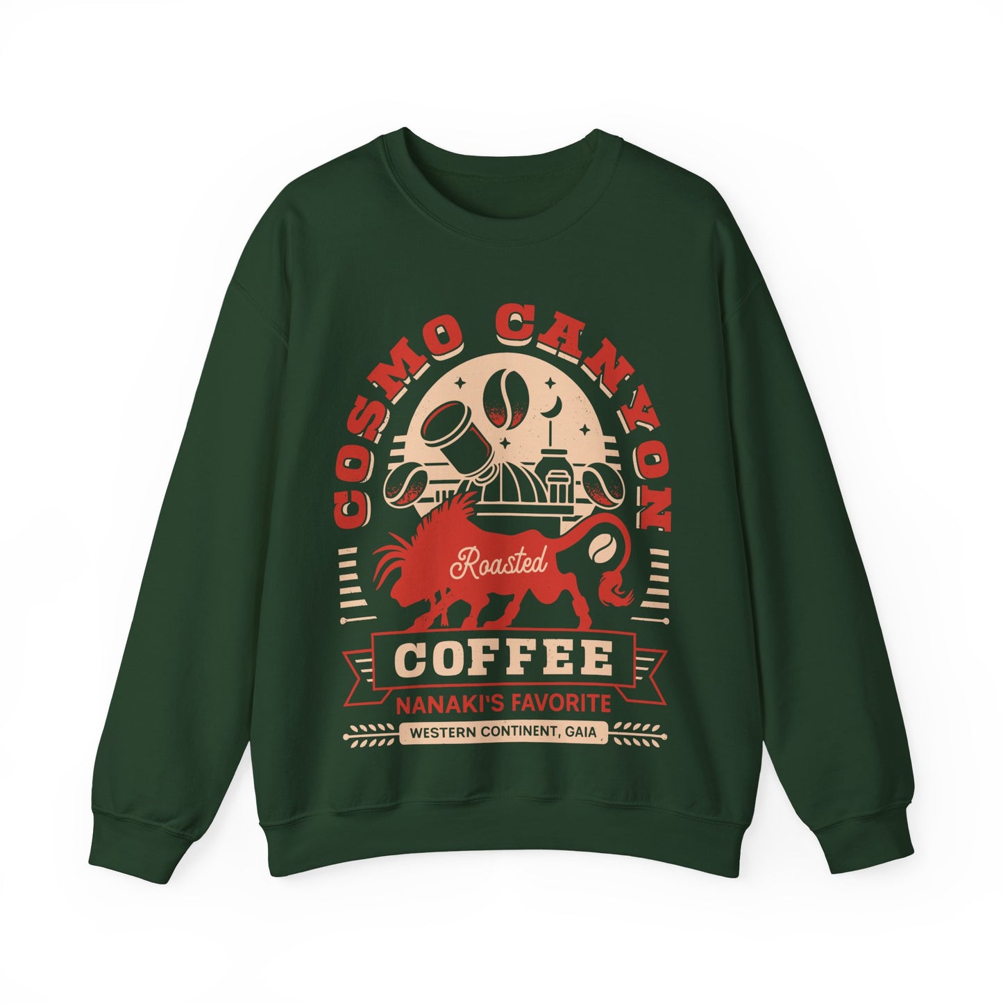 Cosmo Canyon Coffee Grunge Unisex Crewneck Sweatshirt