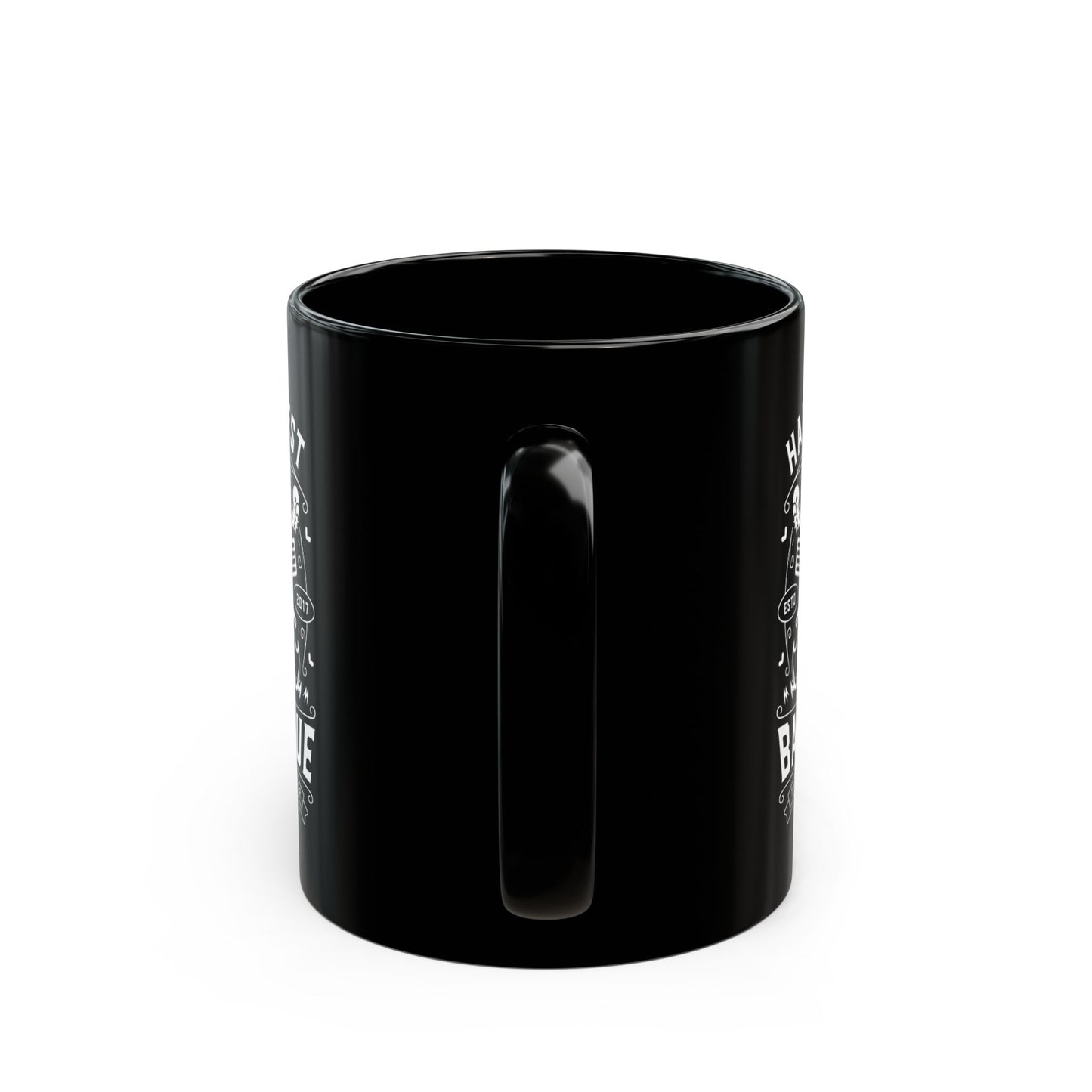 Hallownest Barbecue Emblem Black Mug