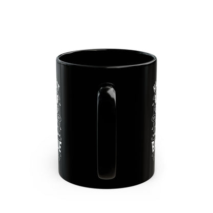 Hallownest Barbecue Emblem Black Mug