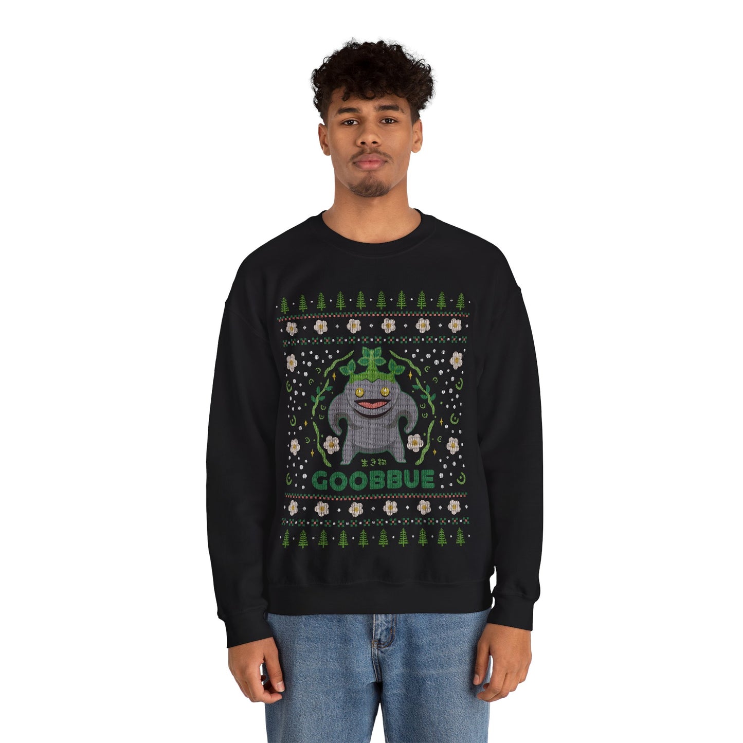 Goobbue Ugly Sweater Unisex Crewneck Sweatshirt