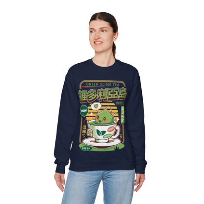 Ramuramu Valley Green Tea Unisex Crewneck Sweatshirt