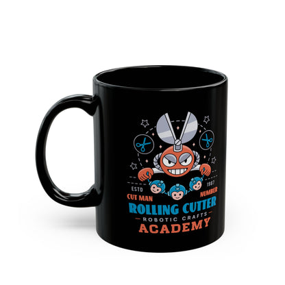 Rolling Cutter Academy Black Mug