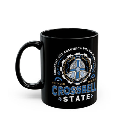Crossbell State Crest Black Mug