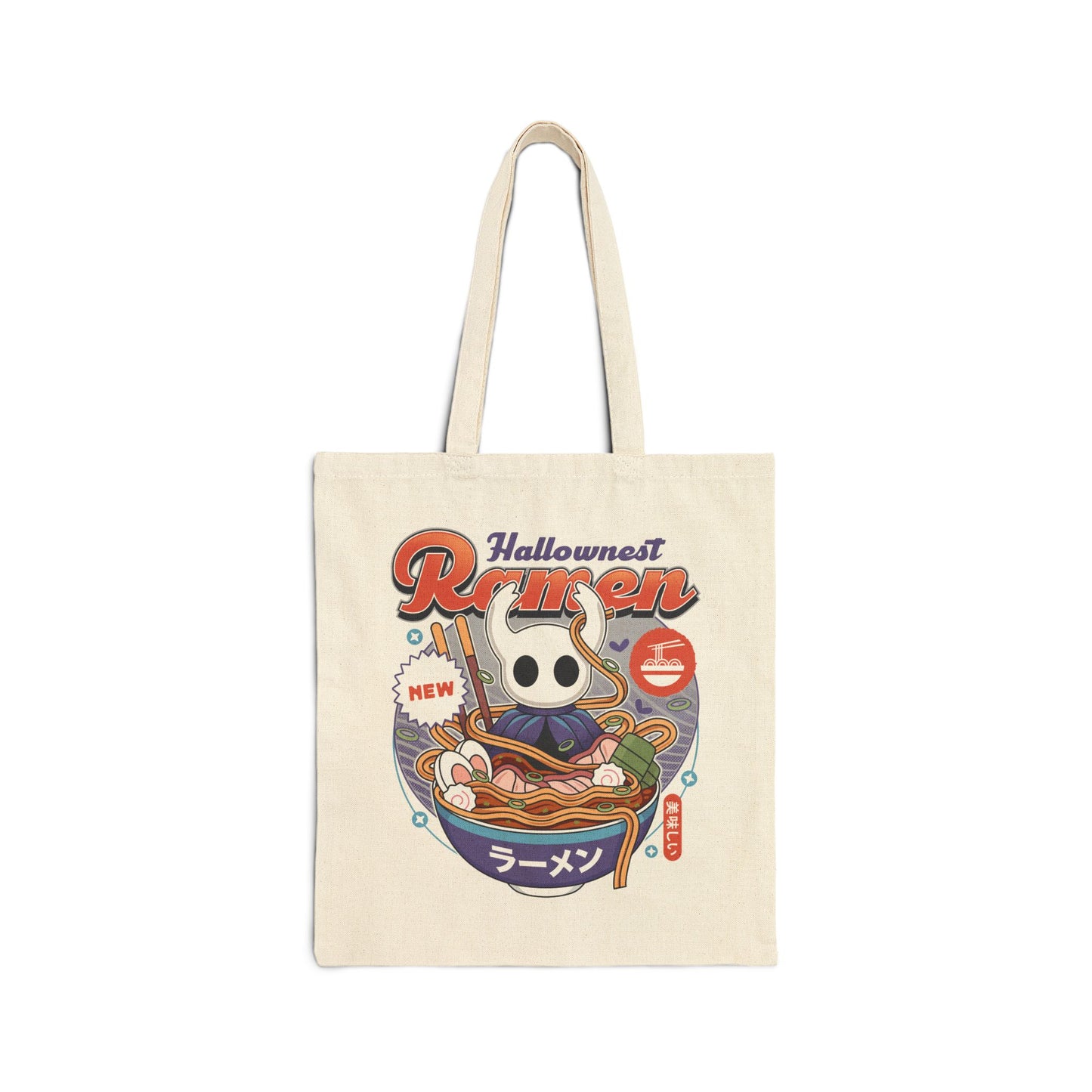 Hallownest Ramen Vintage Cotton Canvas Tote Bag
