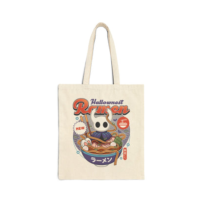 Hallownest Ramen Vintage Cotton Canvas Tote Bag
