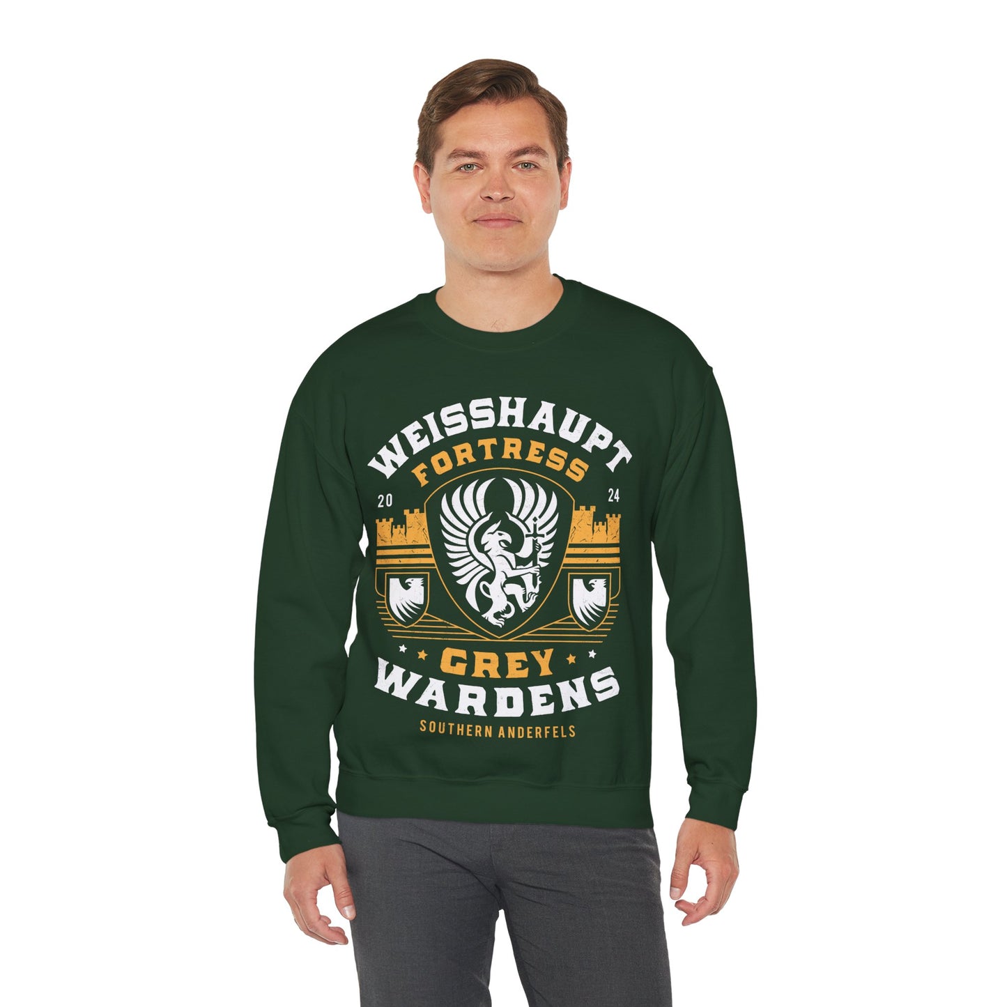Grey Wardens Fortress Crest Unisex Crewneck Sweatshirt