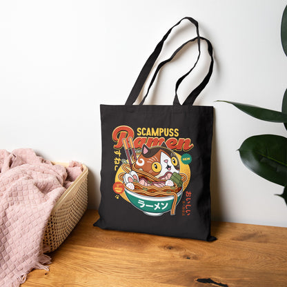 Scampuss Ramen Canvas Tote Bag