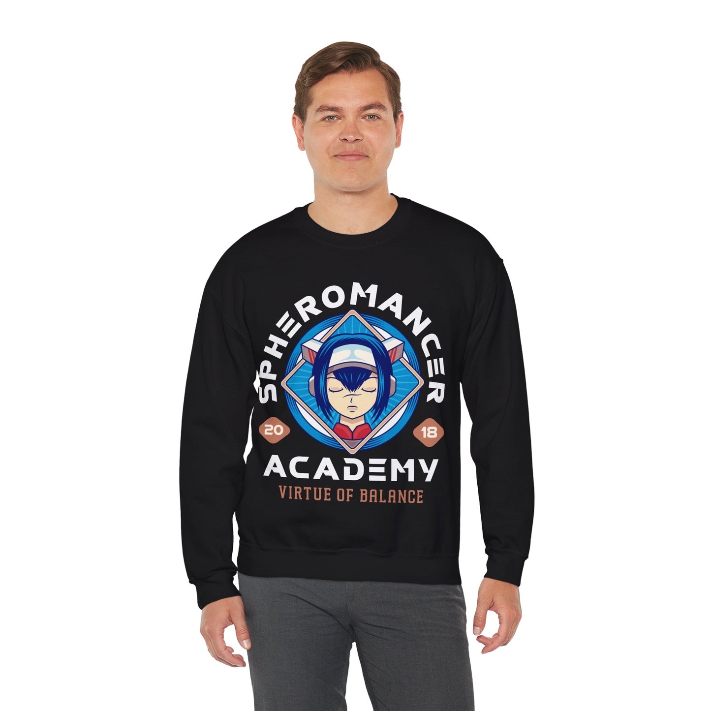 True Spheromancer Academy Unisex Crewneck Sweatshirt