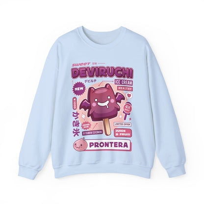 Deviruchi Ice Cream Unisex Crewneck Sweatshirt
